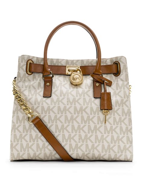 michael kors hamilton bag vanilla|michael kors hamilton bag discount.